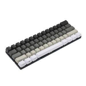 YMDK белый серый черный смешанный 87 61 ключей боковой печати пустой клавиатура толстый PBT OEM клавиатура профиль MX TKL механическая клавиатура