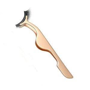 Eyelash Curler Aplicador Aplicador Eyelash Extension Tweezers Removedor Clipe