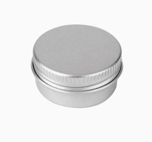 1000pcs/lot 10g aluminium cream jars bottle with screw lid,10ml aluminum-tins, aluminum-lip balm container SN5881