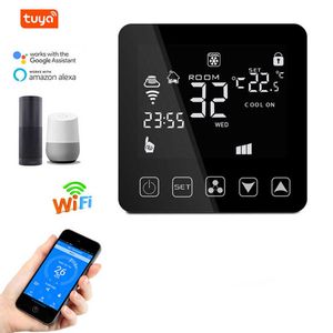 WiFi Smart Thermostat for Central Air Conditioner Fan Coil Units FCU Room Temperature Controller Cooling Heating Ventilation 210719