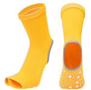 Yoga Meias Mulheres Anti Slip Ballet Dança Do Ankle Meia Piso Home Sox Algodão Algodão Backless Pilates Sock Esportes Feminino Feminino Exercício Acesso