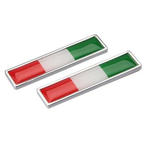 イタリアの旗のための車の装飾デカールサイドドアのステッカーロゴのロゴVWポロゴルフフォードフィエスタフィエス500 500 x Punto Panda Lancia ypslion