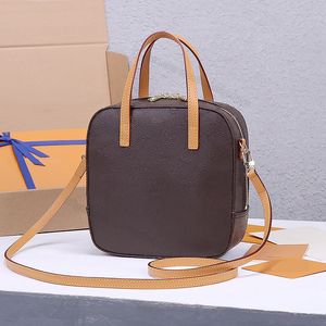 7A borsa a tracolla classica mini vanity box borse da sera borse con cerniera borsa marrone floreale lettera sfumata albero pelle crema 47500 20 cm L232