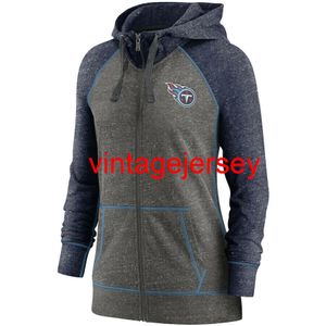 2021 테네시 여성 체육관 빈티지 Raglan Full-Zip Hoodie S-3XL