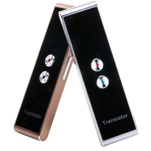 Portable multi language Voice translator pocket smart translation Bluetooth receiver Real Time Two-Way instant translator