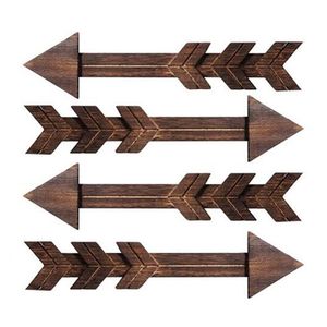 Tapestries 4 Packs Rustic Wood Arrows Wall Decor Wooden Art Decorative Farmhouse Sign