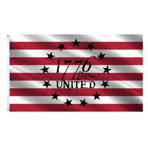 1776 United American Betsy Ross-Flaggen, 91 x 152 cm, Banner für Willkommenspartys, Festivals, 100D-Polyester, für den Außenbereich, hohe Qualität, lebendige Farben, mit zwei Messingösen