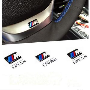 Auto adesivo esporte roda emblema 3d emblema etiqueta decalques logotipo para bmw série m m1 m3 m5 m6 x1 x3 x5 x6 e34 e36 e6 adesivos de estilo do carro