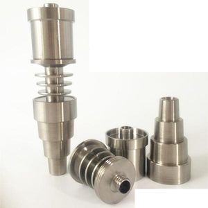 2021 Sigara Aksesuarları E Tırnak 6 in 1 Domeless Titanyum 10/14 / 18mm Kadın ve Erkek 16 / 20mm Isıtma Bobin