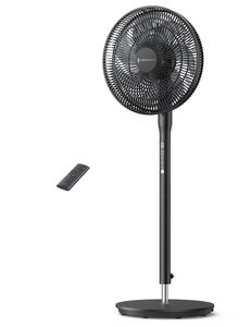 TaoTronics Pedestal Fan Oscillating Standing Fan with Remote Control Quiet Speed Levels