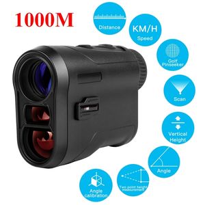 600m / 1000m laser rangefinder medidor de distância monocular telescópio para caça de golfe range finder com medição de ângulo 210728