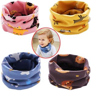 Popular Spring Autumn Collar Baby Scarf Soft Cotton O Ring Neck Scarves Newborn Winter Warm Neckerchief