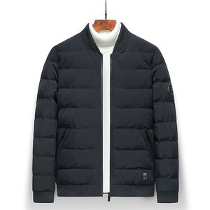 giacca invernale da uomo Fake Down Giacche da uomo Parka Uomo Inverno di alta qualità Capispalla caldo Marca Slim Mens Cappotti Casual Frangivento 211129