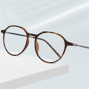 Moda Güneş Gözlüğü Çerçeveleri Mavi Işık Blokaj Gözlük Çerçevesi Varış Tasarımcı Marka Tam Jant Plastik Metal Reçete Gözlük Gözlükler