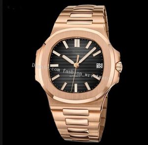 Herren-Luxusuhren, 40 mm, 5711-Silberarmband, superleuchtendes Edelstahl-Asia-2813-Uhrwerk, mechanische Automatik-Armbanduhren, Originalverpackung
