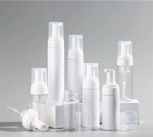 30ml 50ml 60 ml Plástico SOAP Dispenser Garrafa Limpar Espuma Branco Bomba de Espuma Mousses Sanitizador Líquido Lotion Lotion Garrafas de Formas de Espuma Uso de Viagem Instantâneo Recarregável