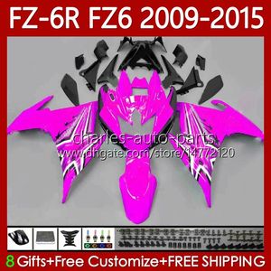 YAMAHA FZ 600 için OEM FZERALARI 6N 6N6 FZ600 FZ6R 2009 2010 2011 2012 2013 2014 2015 Vücut 103N0122 FZ-6N 09 10 11 12 13 14 15 FZ6N 09-15 Karoseri Işık Pembe Kiti