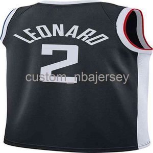 Mens Kvinnor Ungdom Kawhi Leonard # 2 2020-21 Swingman Jersey Stitched Custom Name Any Number Basketball Jerseys
