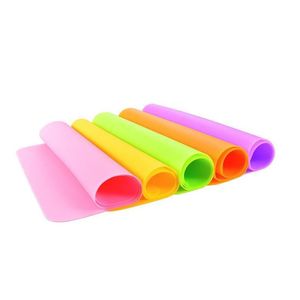 Tapete de silicone para cozimento, 40*30cm, antiaderente e antiderrapante, resistente ao calor, para mesa de jantar, utensílios para assar, decoração infantil