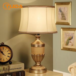 Wholesale table lamps classic resale online - Table Lamps American Country Decoration Lamp For Bedroom Living Room Bedside European Classic Creative Retro Luxury