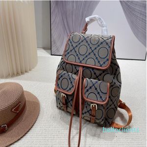 2021 Frau Designer Schultertaschen Rucksack für Frauen Marke Luxurys Designer Duffle Reisetaschen Rucksack aus echtem Leder mit Goldschlössern oben