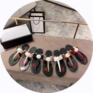 High quality womens clip on herringbone slippers sandals spring and summer fashion flat heel temperament luxury designer anti-skid platform crystal buckle
