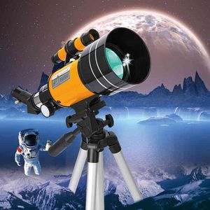 Powerful Astronomical Telescope 150 Times Zoom HD High-Power Portable Tripod Night Vision Deep Space Star View Moon Universe