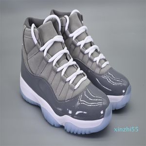 New Fashion 11 11s Jumpman Basketball Shoes Reds Cool Grey High Low Sneakers Mens Womens Designer Trainers Shoe Size US 5.5-13