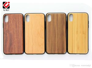 Shockproof Phone Cases For iPhone 12 13 6 7 8 Plus X XR XS Max High Quality Wooden TPU Custom LOGO Pattern Fashion Luxury Back Cover