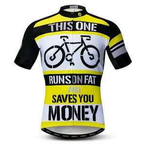 Clássico retro equipe ciclismo jersey manga curta mountain bike Roupas personalizado Corrida Tops Rápido Ciclo Seco Camisa Multi Y21120205