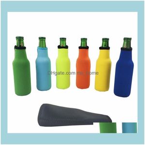 Baldes de gelo e refrigeradores de cozinha de barra de barra, barra de jantar Home Gardenbeer Bottle Bottle Neoprene Isolder Setor Sfrinst Ers com costura