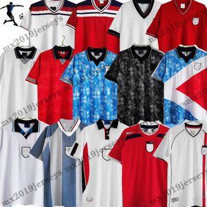 レトロワールドカップ2002 イギリスのサッカージャージ1990ブラックアウトマッシュアップフットボールシャツ1998ルーニーランパードベッカムオーウェンヴィンテージ1980 ショールシェアーラー