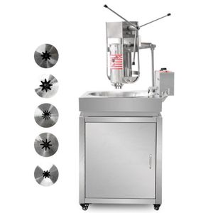 Commercial Churros Maker Machine with 30L Electric Fryer Stainless Steel
