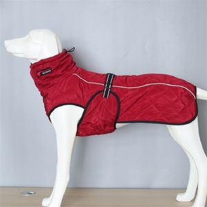 Pet Dog Roupas Big Grande Jaqueta Casaco Inverno Macio Moreto Lã Retriever Espessamento de Algodão para Suprimentos 211013