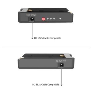 DSLR كاميرا المشبك NP-F بطارية الألومنيوم محول لوحة لبطاريات نوع سوني EB2504