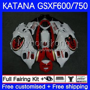 Fairings For SUZUKI KATANA GSX600F GSXF750 GSXF 600 750 CC GSXF-600 18No.11 GSX750F 600CC 750CC 03 04 05 06 07 GSXF600 Lucky Strike GSXF-750 2003 2004 2005 2006 2007 Body