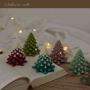 Creative Christmas Tree Scented Candle Home Decoration Aromatherapy Spiral Tree Candles