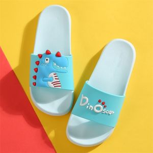 Kobiety Letnie Dinozaur Wzór Kapcie Panie PVC Slip On Light Beach Shoes Kobieta Otwarty Toe Casual Platformy Kobiet Pantofel 210310