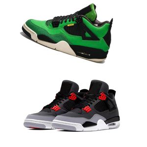 Wholesale Thunder 4 Infrared mens Basketball Shoes Manila 4s Dark 23-Black-Cement Grey outdoor Sports Sneakers Running Trainers DH6927-061 Starfish With Box