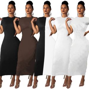 Designer di donne estive vestiti a un pezzo Fashion Slim Ski Skinny Long Vestidos Abbigliamento Fashion Fashion KLW3301