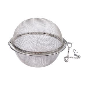 1000pcs New Stainless Steel Sphere Locking Spice Tea Ball Coffee Tea Tools Mesh Infuser Strainer Filter 4.5cm Coffe Balls Loose Leaf Herbs Reusable