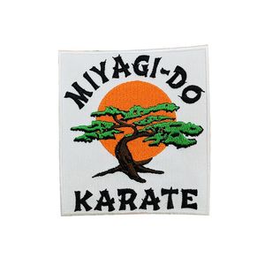 Miyagi-do Karate Nähen Vorstellungen Stickerei Patches Eisen auf Nähen von Kleidung DIY Retro-Stil Patch-Applique-Zollabzeichen