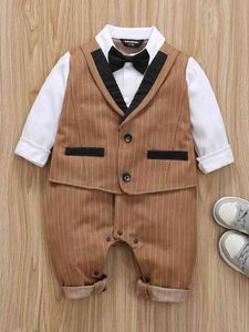 Baby Striped Bow Contra Contrast 2 в 1 комбинезон она