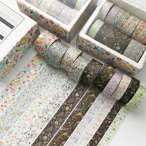 Hediye sargısı 10 adet Washi Bant Folyo Maskeleme Dekoratif Sanat DIY Craft Malzemeleri Planlamacılar Scrapbook Sarma Fing