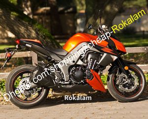 Kawasaki Z1000 Z 1000 2012 2012 오렌지 블랙 차체 오토바이 페어링 세트 (사출 성형)