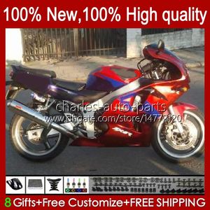 Carroçaria para Kawasaki Ninja ZX-6R ZX600C ZX 636 600CC 600 CC 94-97 Corpo 50HC.100 Metal Vermelho Stock ZX-636 ZX600 ZX 6 R ZX636 1994 1995 1996 1997 ZX6R 94 95 97 Kit de Fairing