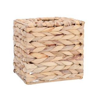 Tissue Boxes Napkins Pc Seaweed Woven Paper Towel Box Tabletop Useful Storage Light Yellow