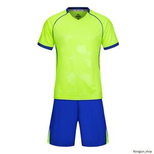 Camisas de futebol personalizado 100% poliéster Slim Fit Curto-luva homens camisa de futebol treinamento verão