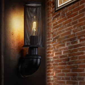Американские настенные лампы в стиле чердак винтажные светильники творческая антикварная водопроводная лампа для спальни эдисон ретро промышленные стены