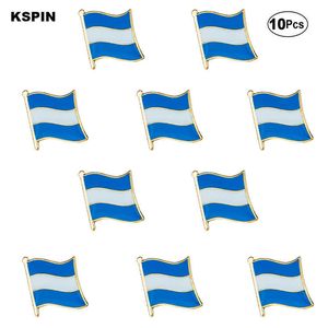 Blue Withe Blue Flag Broschen Anstecknadel Flagge Abzeichen Brosche Pins Abzeichen